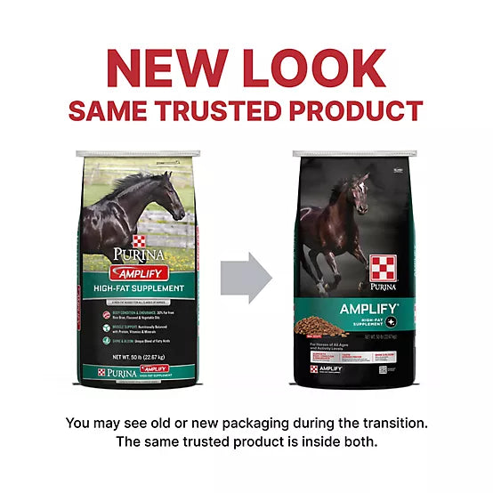 Amplify High-Fat Horse Supplement 50 LB BAG