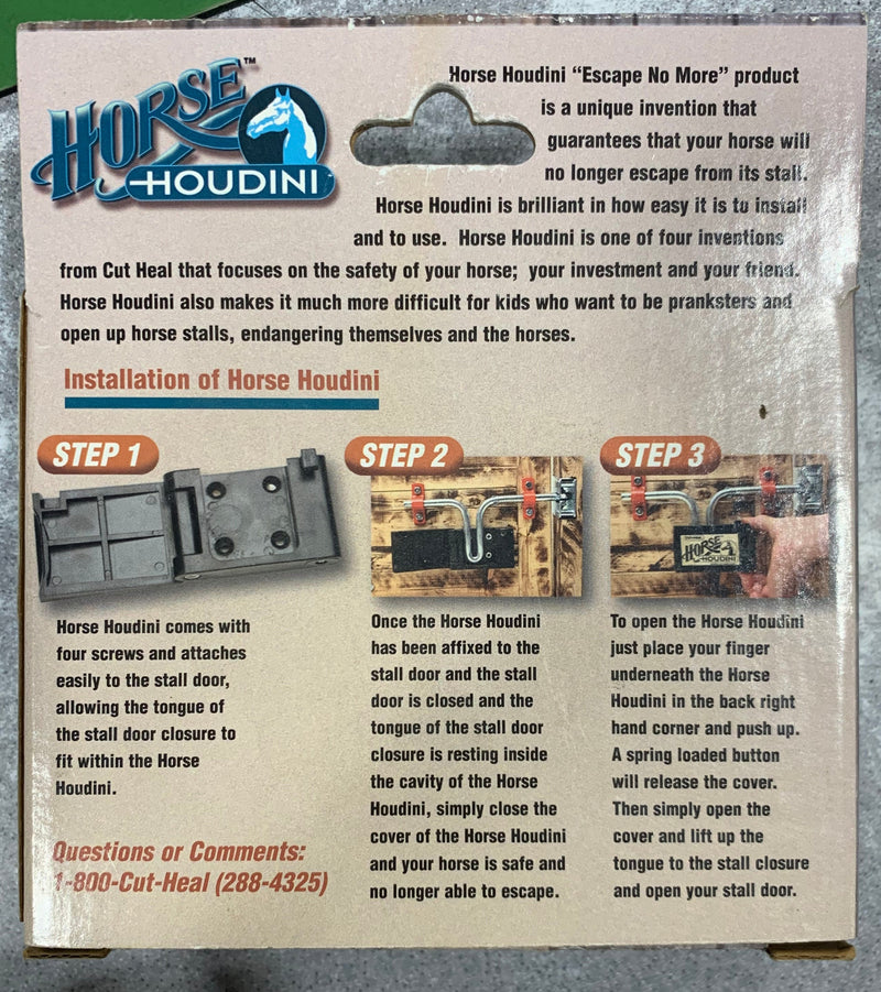 Cut-Heal HORSE HOUDINI "ESCAPE NO MORE"