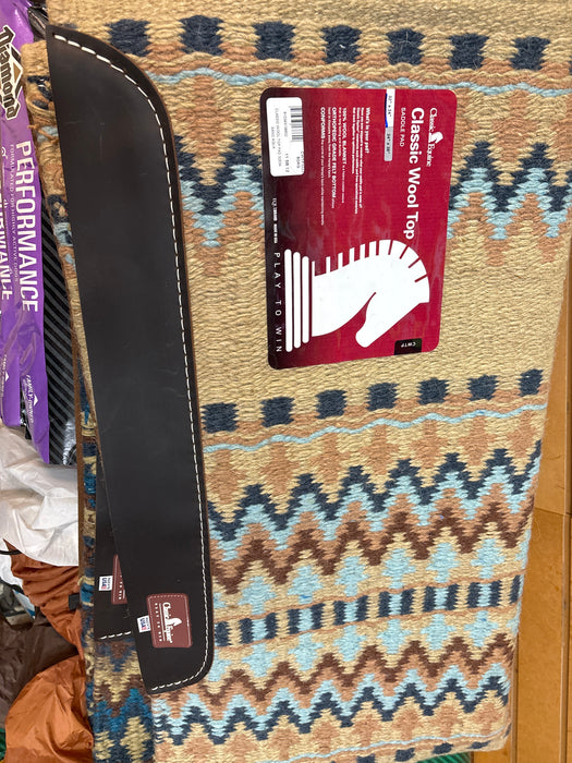 CLASSIC WOOL TOP PAD 32X34 SAND AQUA