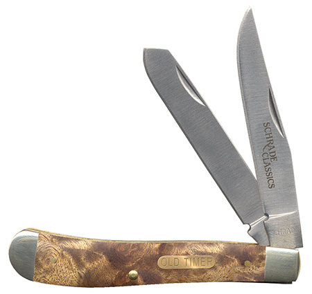 Old Timer Trapper Knife - Desert Iron Wood
