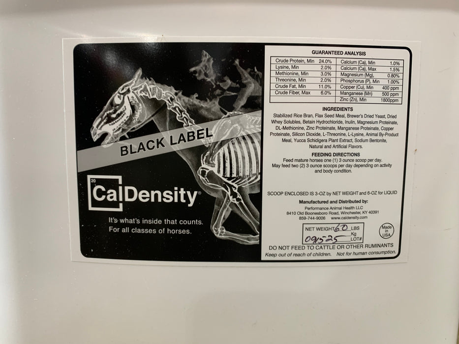 CalDensity, Black Label - 60 LB