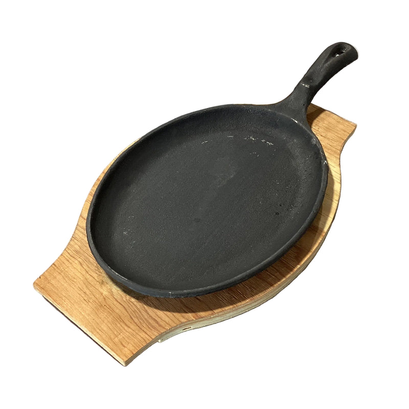 SARTEN CON BASE MADERA