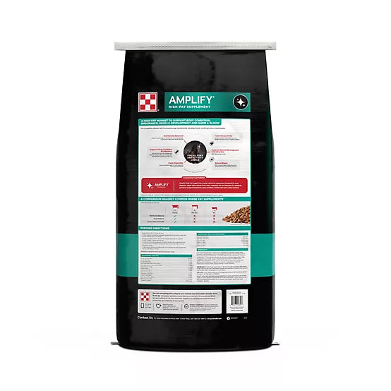 Amplify High-Fat Horse Supplement 50 LB BAG