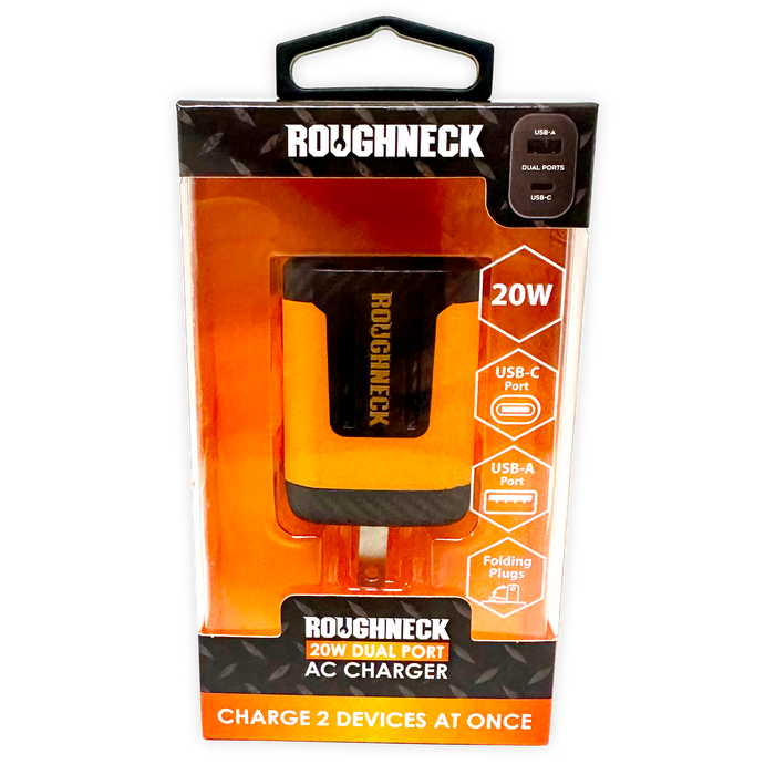 ROUGHNECK AC CHARGER 3 PIECES PER PACK
