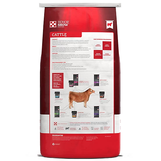 Purina Honor Show Grand 4-T-Fyer Cattle Feed, 50 lb. Bag
