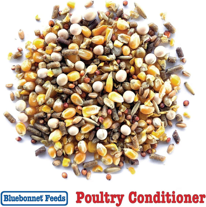 Bluebonnet Feeds Poultry Red Bag Conditioner 16% Protein Premium Formula Grain Bird Food, 50-lb bag