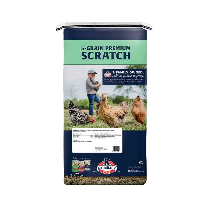 All Natural 5-Grain Premium Scratch Grain for Chickens 50 Lbs