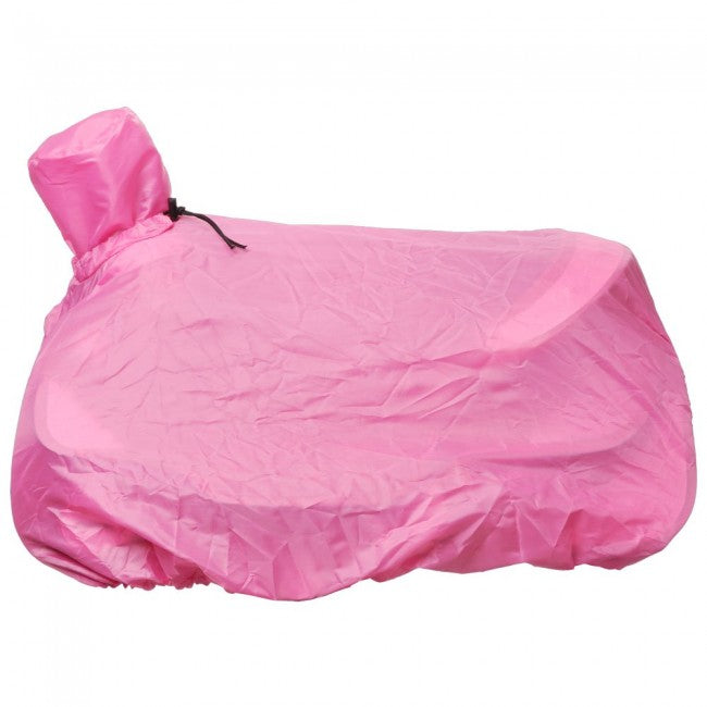 TOUGH1 TOTAL NYLON SADDLE COVER/TOTE - PINK