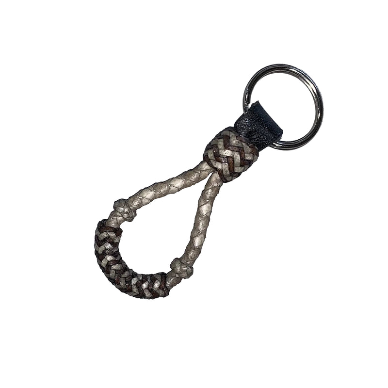 Braided Rawhide Bosal Keychain - 3 INCHES