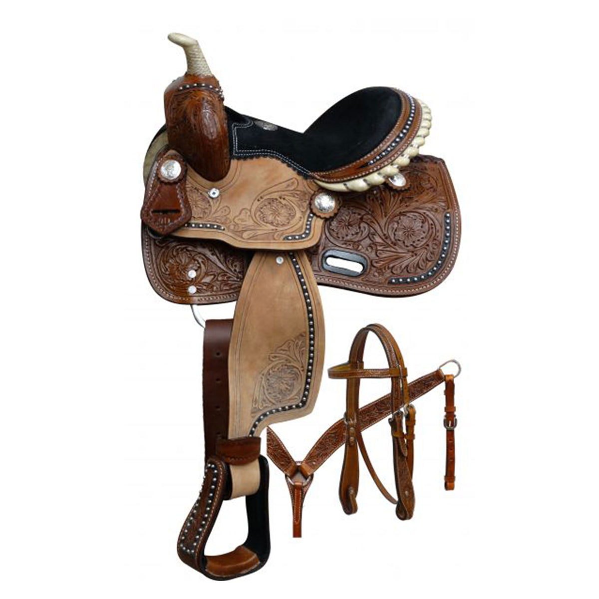 Double T Legacy Rose Pony Saddle Set - 10 Inch — Bushland Ranch Store