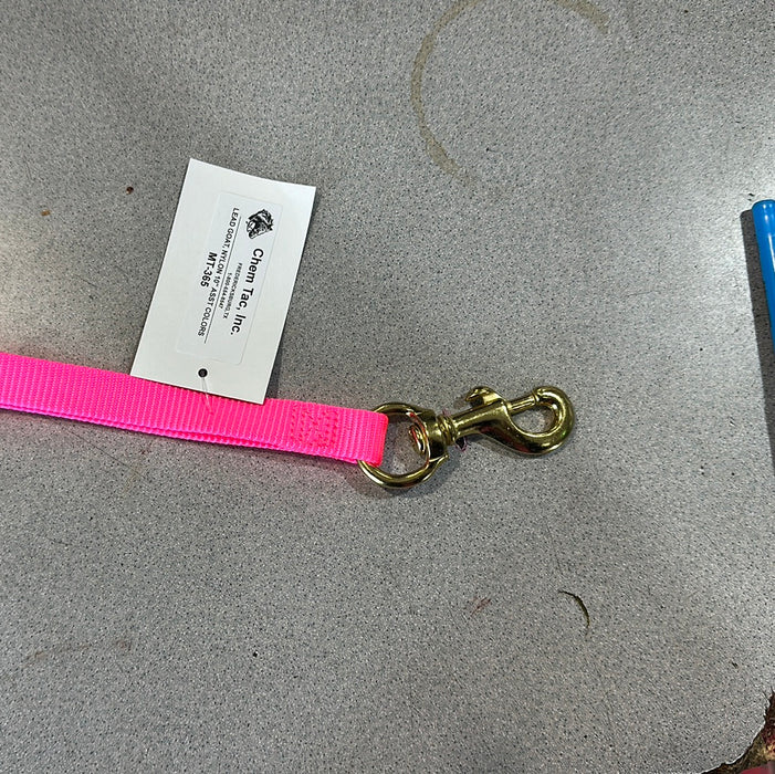 LEAD, GOAT, NYLON 10" PINK