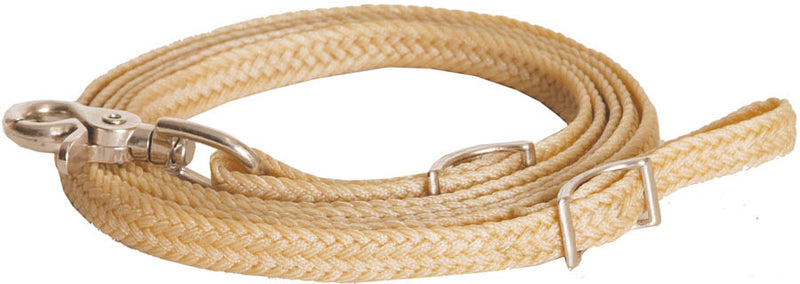 Flat Braided Waxed Roping Rein