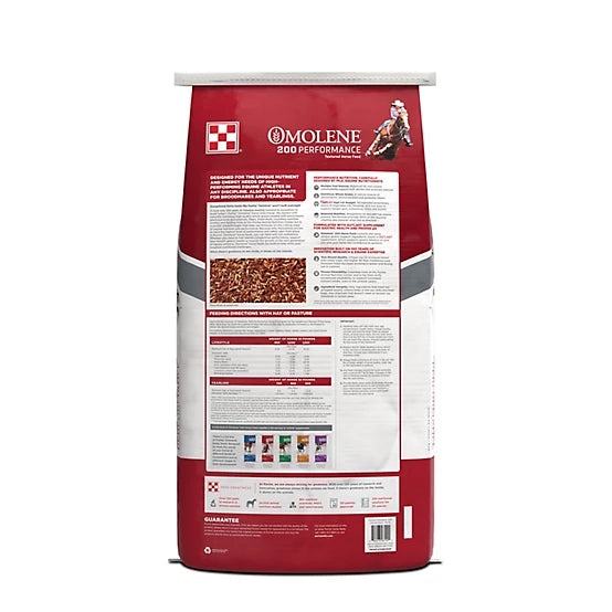 Purina® Omolene® #200 Performance Horse Feed 50lbs