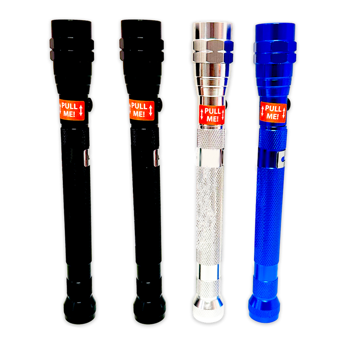 Magnetic LED Flashlight Extender Multi Tool - 4 Per Display