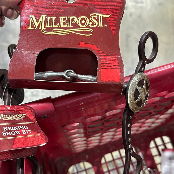 mile post reining show bit