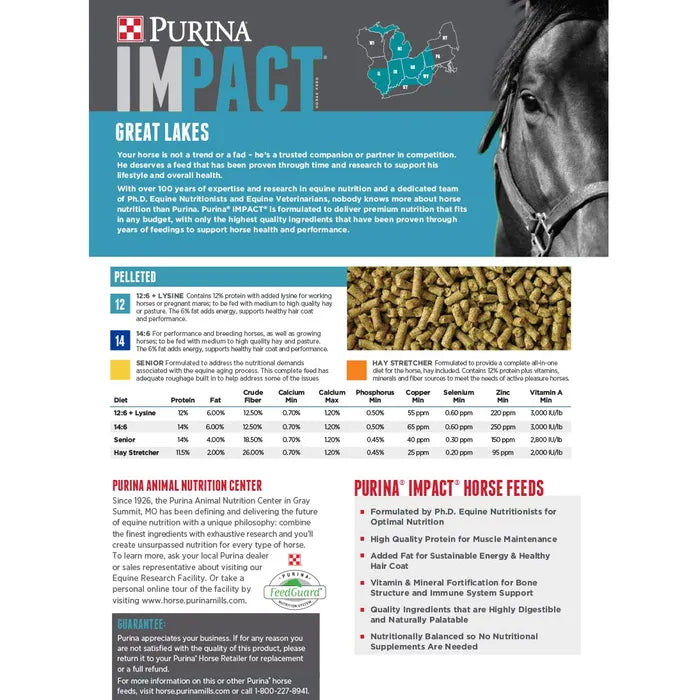 BULK Purina® Impact® All Stages 14% Pelleted (SECO DRY-SPECIAL ORDER ONLY)
