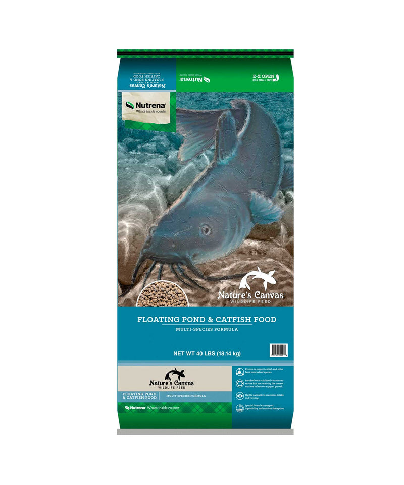 Nutrena: Fish Floating Pond & Catfish Food - 40 LB