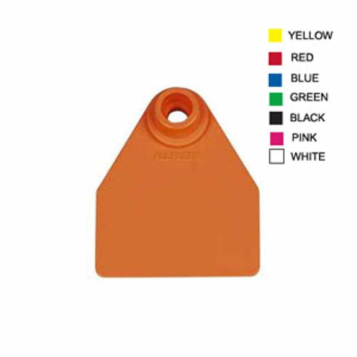 BLANK YELLOW ALLFLEX MED. FEM/SM MALE  25/BG