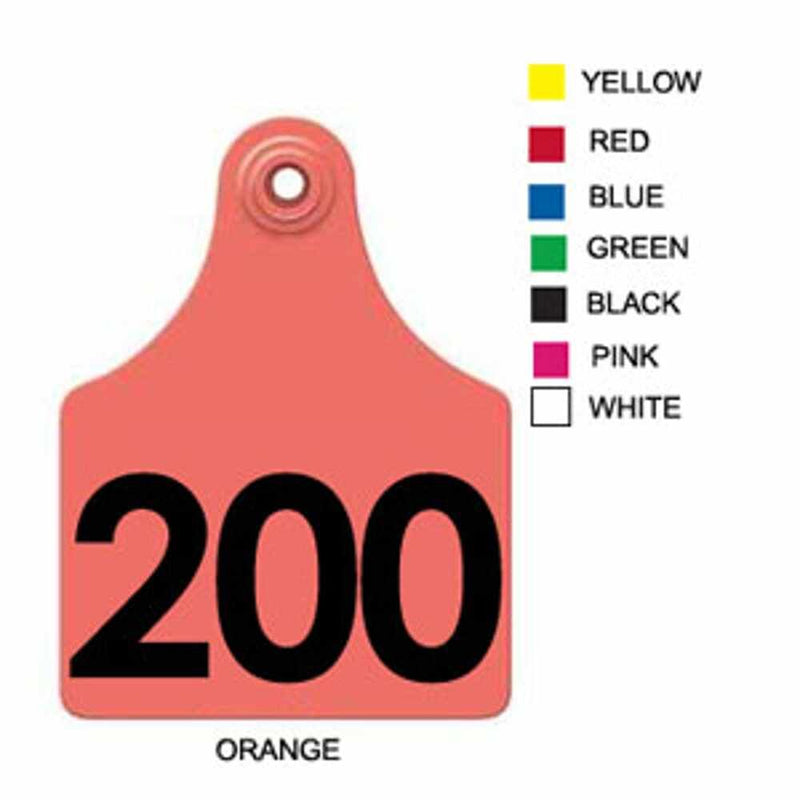 76-100 yellow Allflex: MAXI Fem/Sm Male