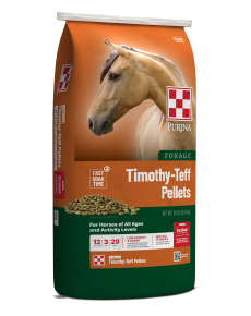 Purina® Forage Timothy-Teff Pellets  40 Lbs