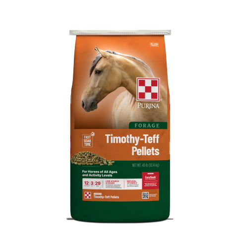 Purina® Forage Timothy-Teff Pellets  40 Lbs