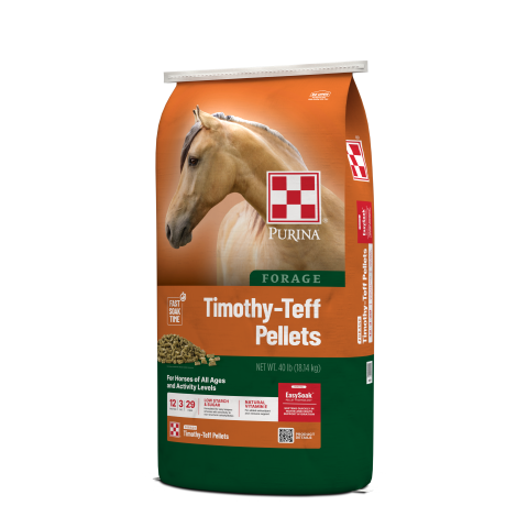 Purina® Forage Timothy-Teff Pellets  40 Lbs