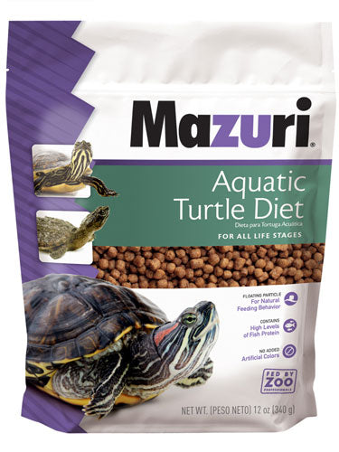 Mazuri Aquatic Turtle Diet - 12 OZ
