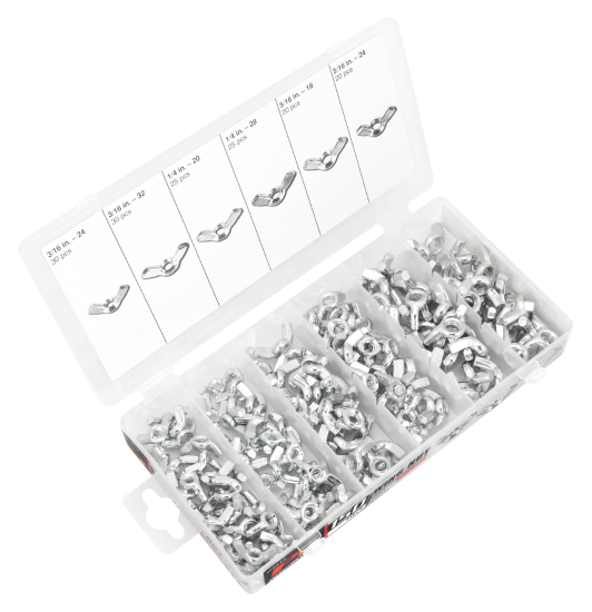 150PC WING NUT ASST