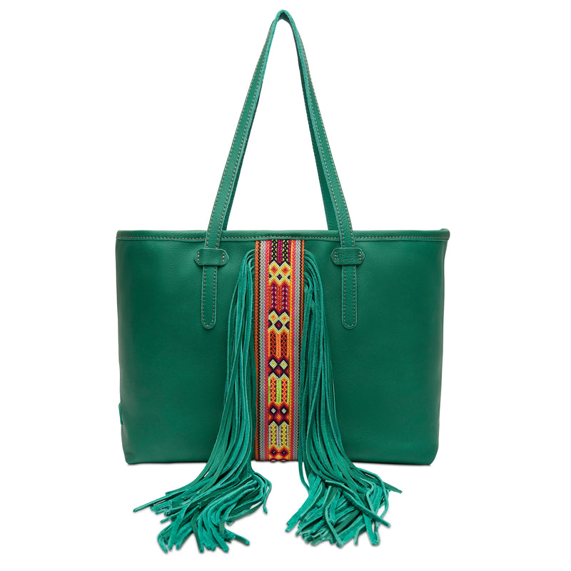 Teal Breezy Fringe