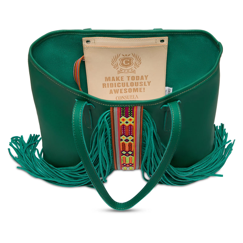 Teal Breezy Fringe