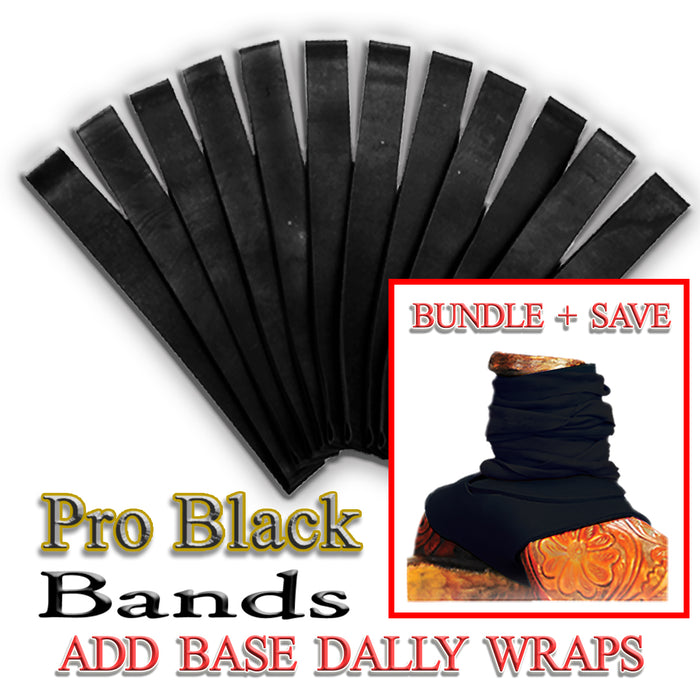 ROPESMART DALLY WRAPS – PRO BLACK BANDS 12-PACK