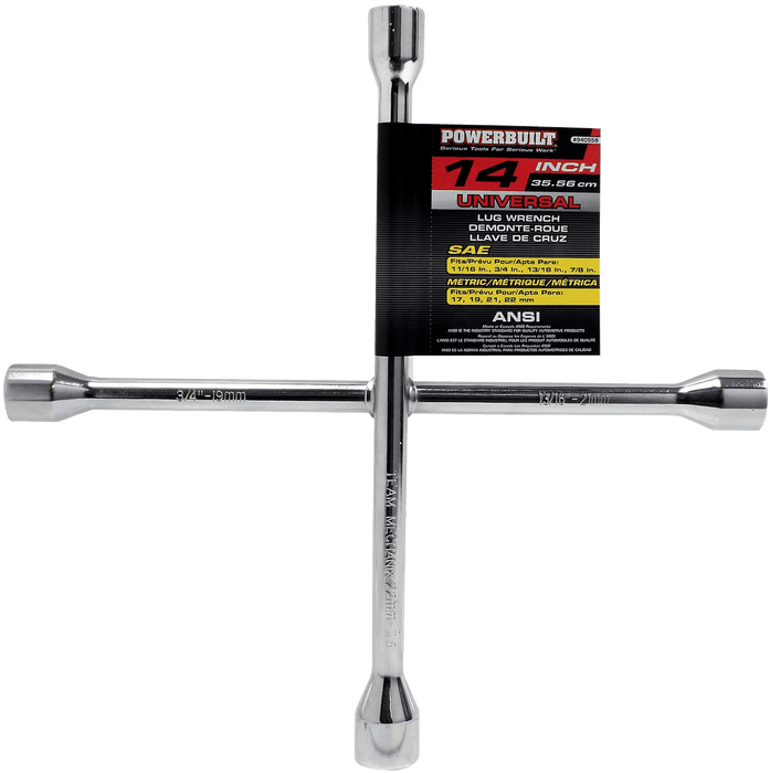 14" 4Way Powerbuilt Lug Wrench