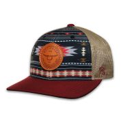 RopeSmart Leather Circle Patch Aztec Cardinal