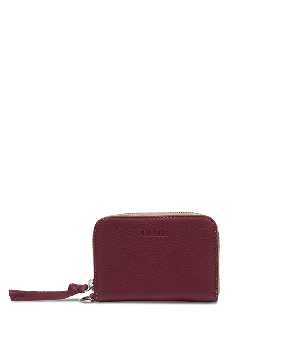 Plum Zippy Wallet