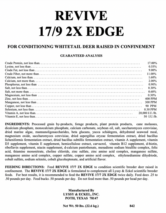 REVIVE 17/9 2X EDGE - LYSSY & ECKEL