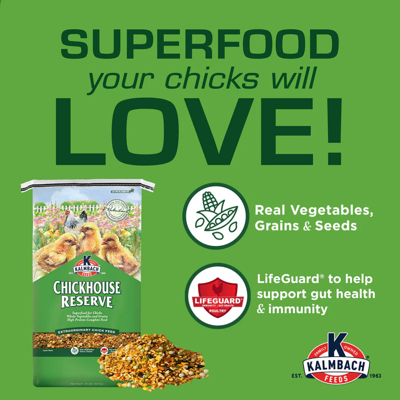 Chickhouse Reserve® Chicken Starter Feed 30 Lbs