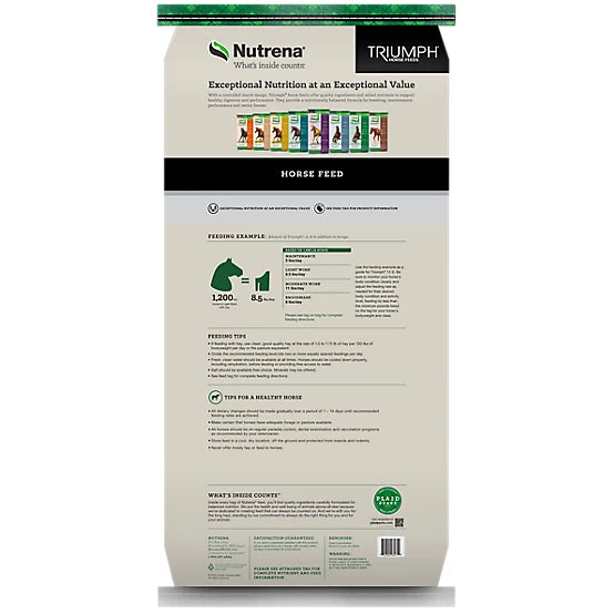 Nutrena Triumph® 12-8 Horse Feed