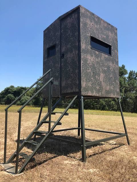 5X5 BUSHLAN OUTFITTER DEER BLINDS 4’FT TOWER