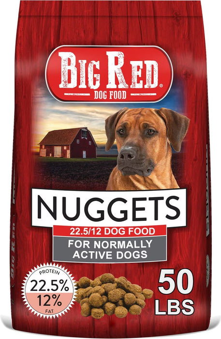 Big Red Nuggets Dry Dog Food, 50-lb bag