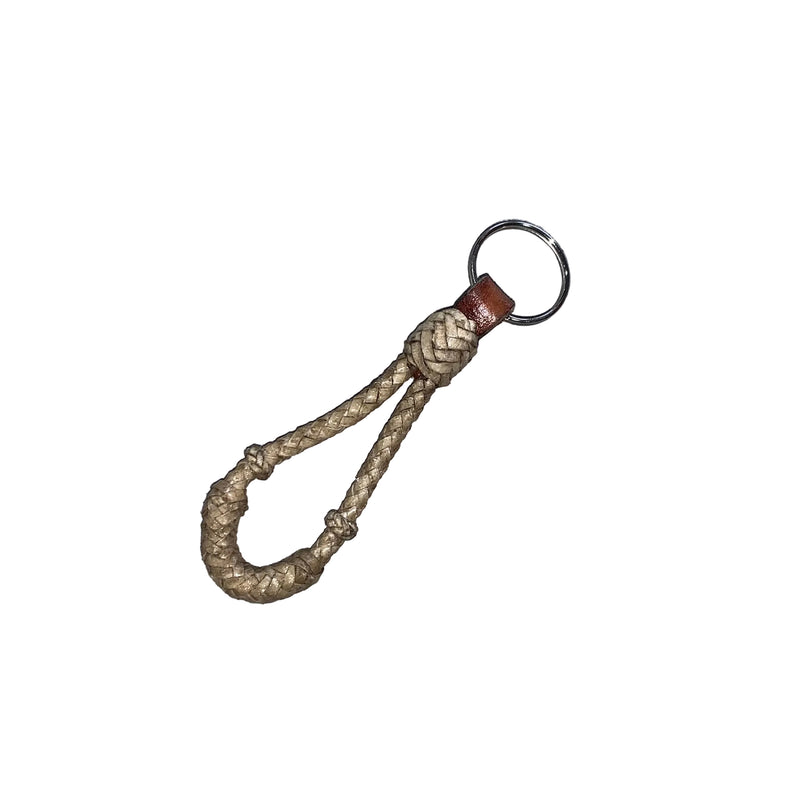 Braided Rawhide Bosal Keychain - 3 INCHES