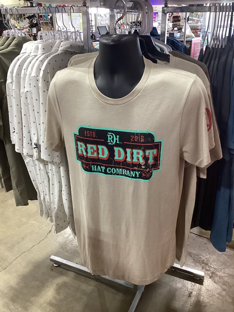 RED DIRT HAT COMPANY TOOLED LEATHER T-SHIRTS