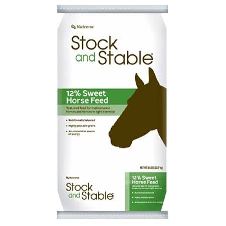 Stock and Stable Green 12% Sweet Horse Feed