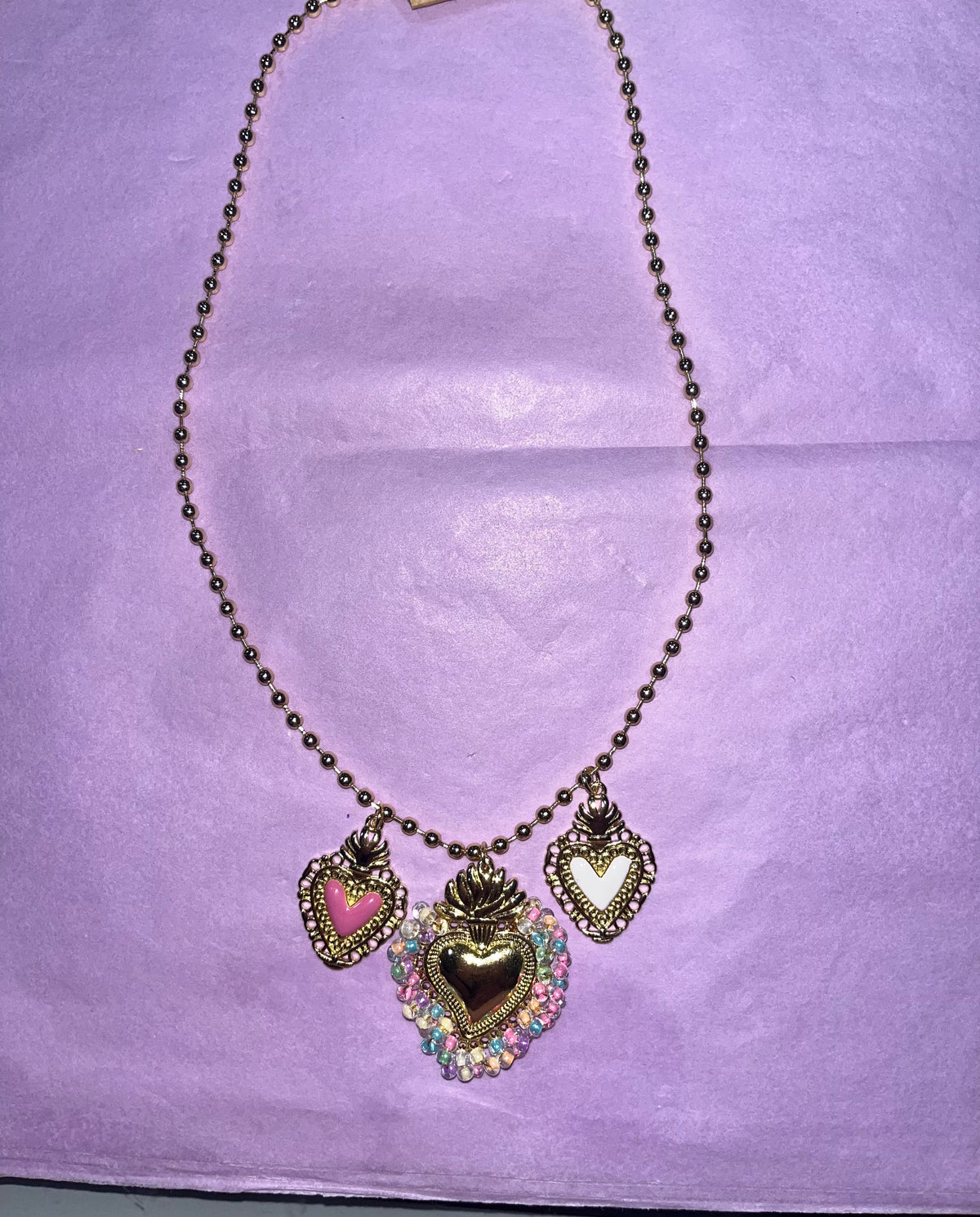 Heart charmed necklace — Bushland Ranch Store