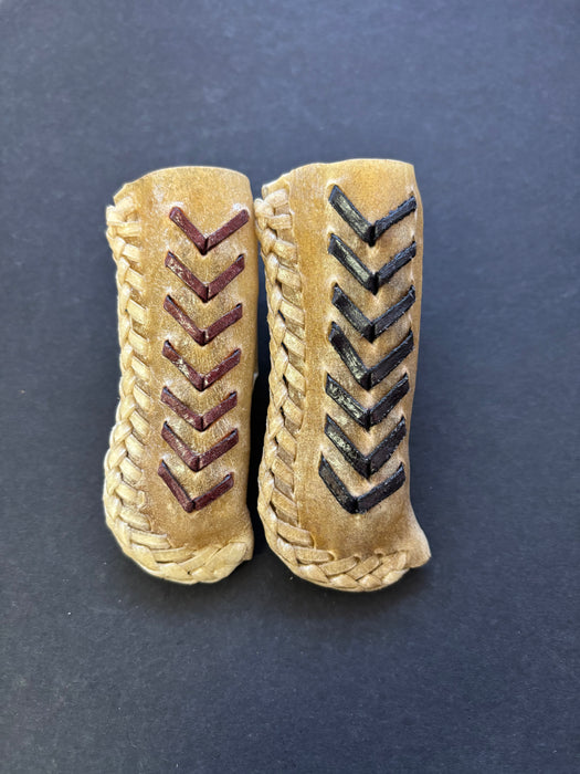 FUNDA-CUERO CRUDO/ TEJIDA