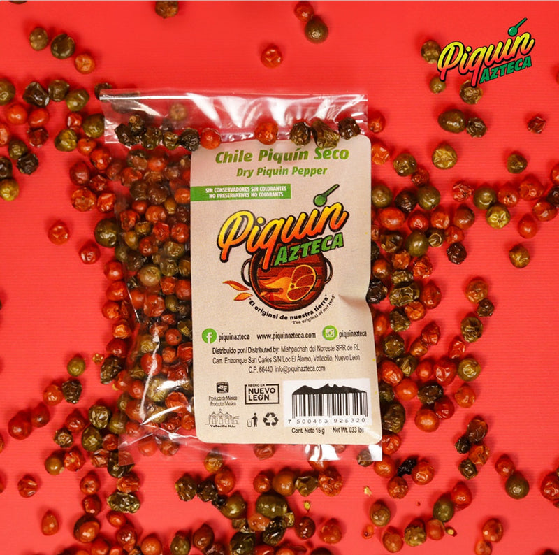 Chile Piquin Seco/Piquin Pepper Dried- Piquin Azteca