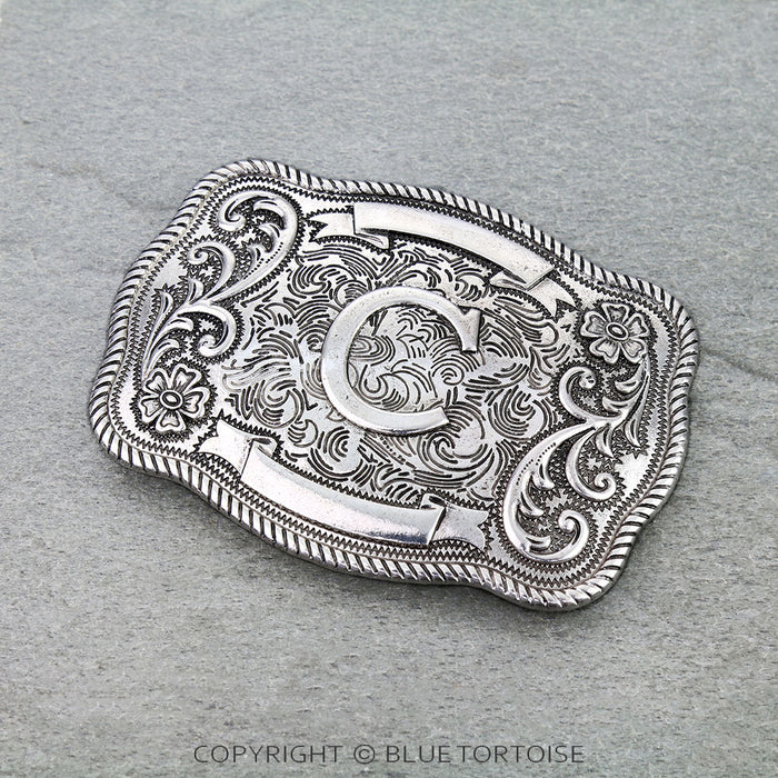 Western Initial “C” Belt Buckle