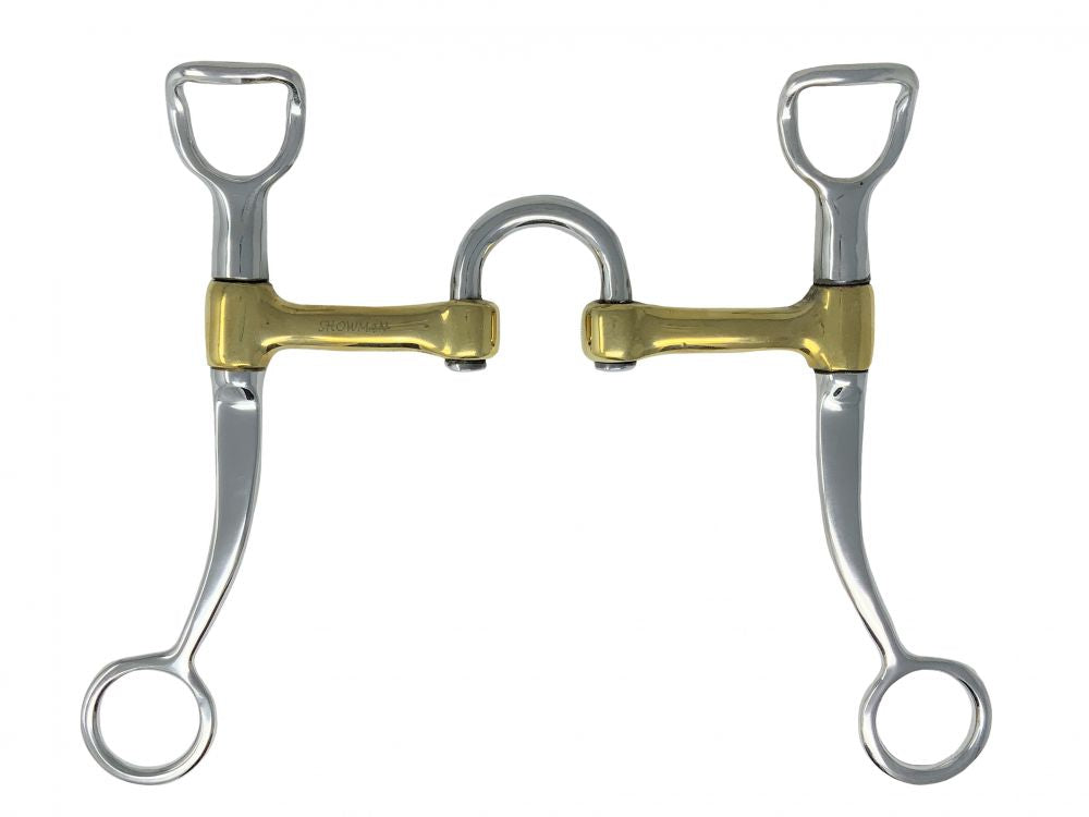 Showman® Stainless Steel Long Shank western bit with ported Mouth ...