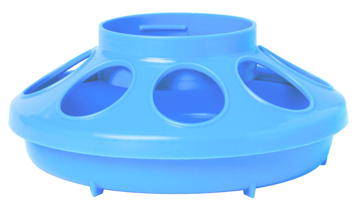 1 Quart Plastic Feeder Base - Berry Blue