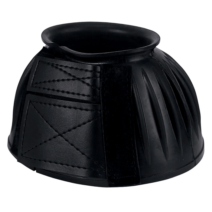 Double Hook and Loop Bell Boots, Black