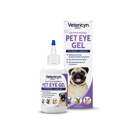 VETERICYN+ ANTIMICROBIAL EYE GEL FOR PET - 3 FL OZ